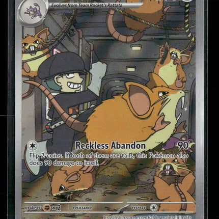 SV10: Destined Rivals Team Rocket's Raticate #202/182