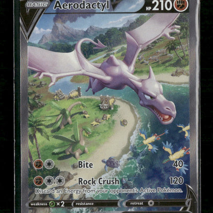 SWSH11: Lost Origin Aerodactyl V (Alternate Full Art) #180/196