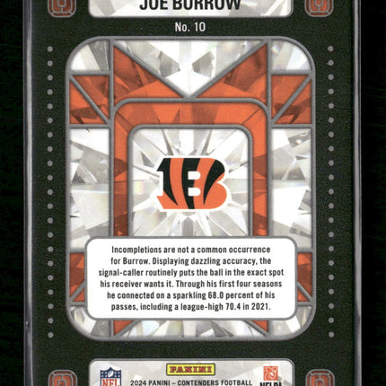 2024 Panini Contenders Crown Jewels Joe Burrow #10