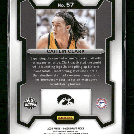 2024 Panini Prizm Draft Picks Caitlin Clark #57
