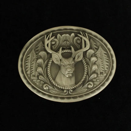 Nocona Buck Wild - Belt Buckle