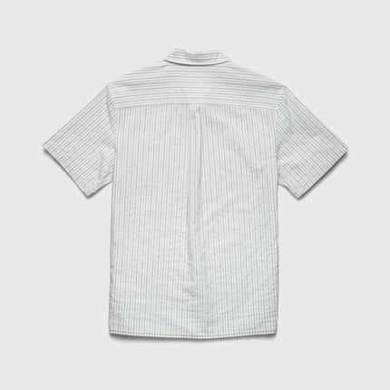 Joseph Crinkle Stripe Shirt - White Navy