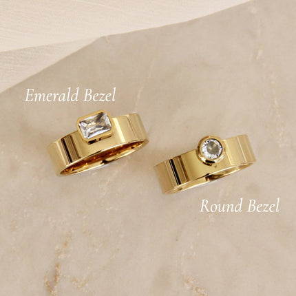Bezel Band Ring