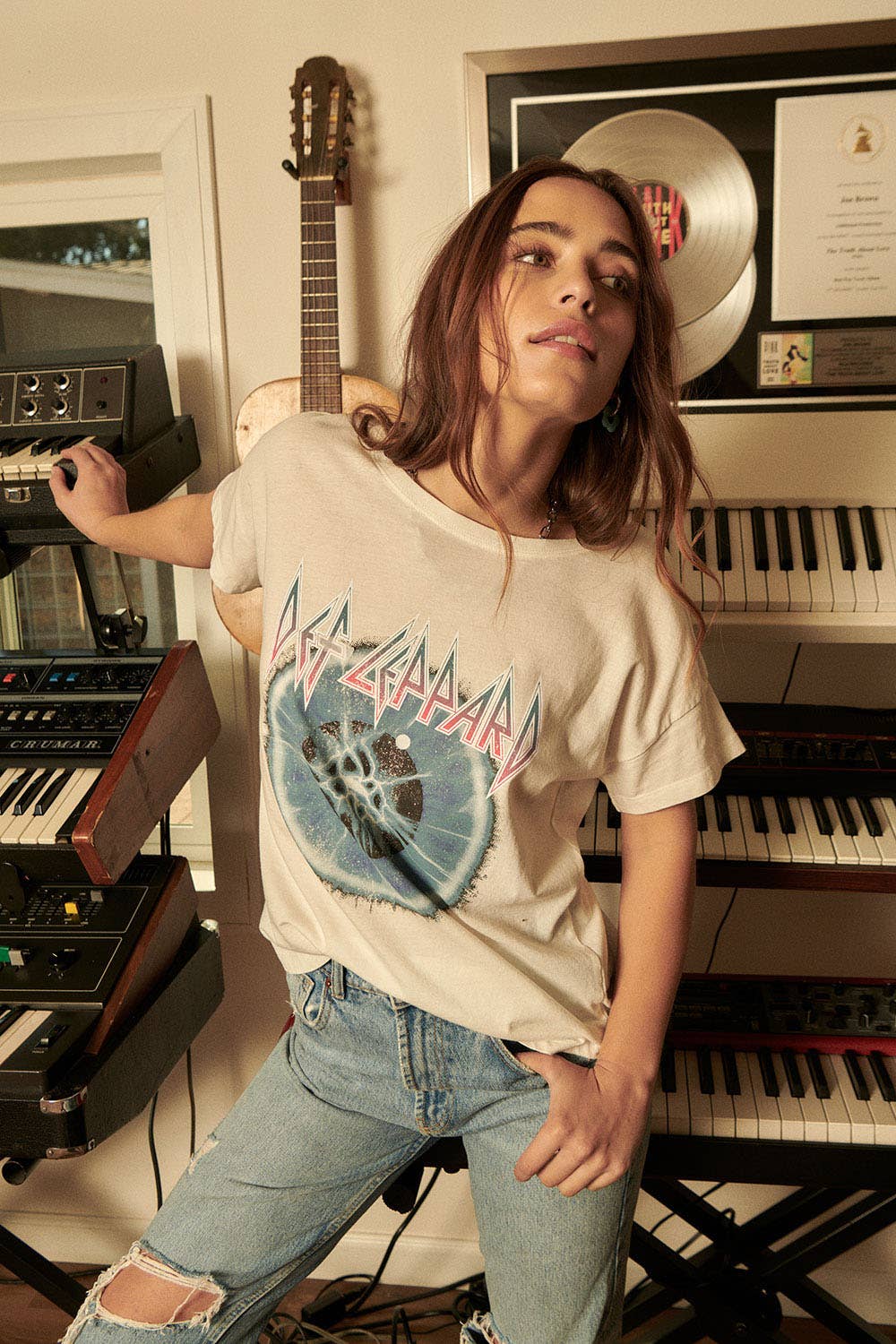 Promesa Exclusive Def Leppard Adrenalize Vintage-Print Graphic Tee