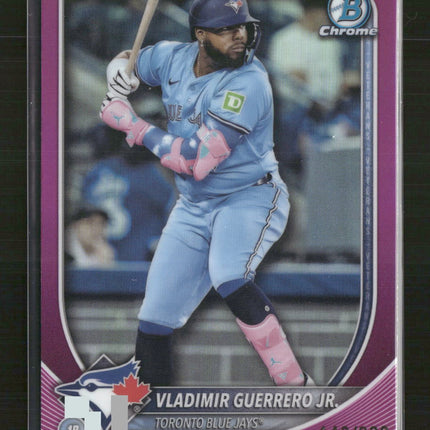 2025 Bowman Chrome Fuchsia Vladimir Guerrero Jr. #/299 #74