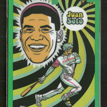 2023 Topps Chrome Ultraviolet All-Stars Green Refractor Juan Soto #/99 #UV-9