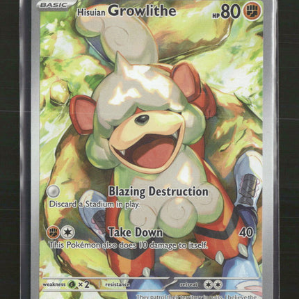 SV06: Twilight Masquerade Hisuian Growlithe #181/167