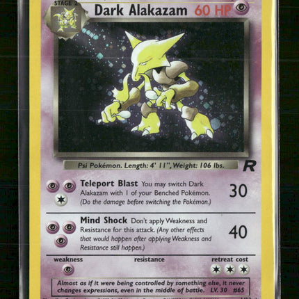 Team Rocket Dark Alakazam (1) Unlimited #01/82
