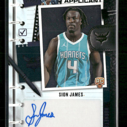 2025-26 Topps New Applicants Autographs Holo Foil Sion James Auto #NA-SJ