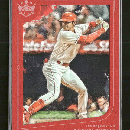 2019 Panini Diamond Kings Framed Red Shohei Ohtani #124