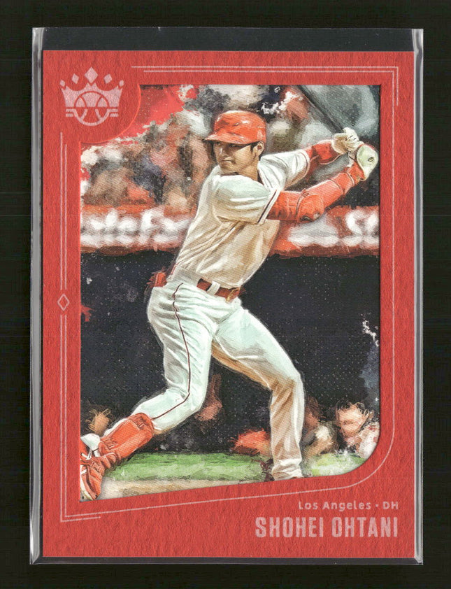 2019 Panini Diamond Kings Framed Red Shohei Ohtani #124