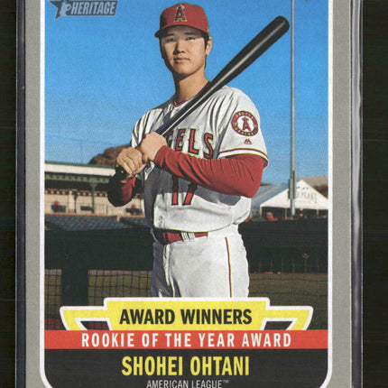 2019 Topps Heritage Award Winners Shohei Ohtani #AW-5