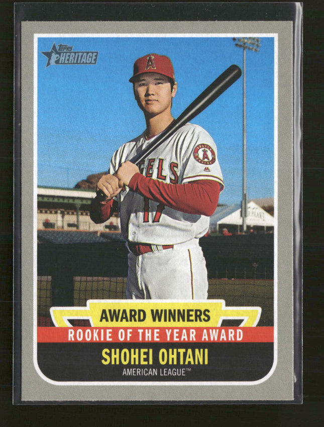 2019 Topps Heritage Award Winners Shohei Ohtani #AW-5