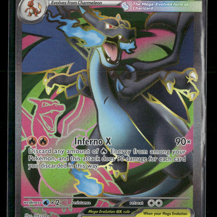 ME02: Phantasmal Flames Mega Charizard X ex #109/094