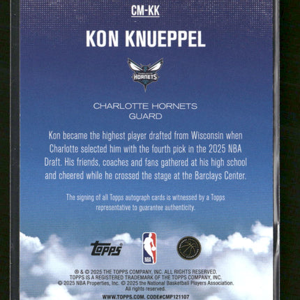 2025-26 Topps Contemporary Marks Kon Knueppel Auto #CM-KK