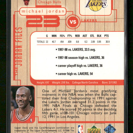 1998 Upper Deck Michael Jordan Living Legend Michael Jordan #147