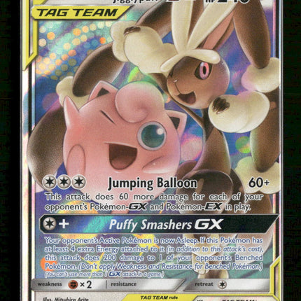 SM - Cosmic Eclipse Mega Lopunny & Jigglypuff GX #165/236
