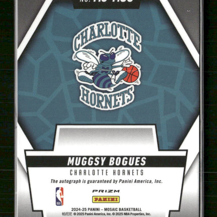 2024-25 Panini Mosaic Scripts Muggsy Bogues Auto #MS-MUG