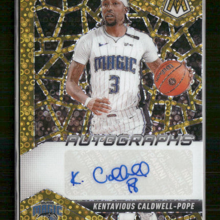 2024-25 Panini Mosaic Fast Break Gold Kentavious Caldwell-Pope #/10 Auto #AM-KCP
