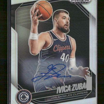 2024-25 Panini Prizm Black Silver Auto Ivica Zubac #161