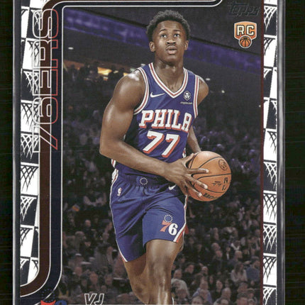 2025-26 Topps Crackleboard VJ Edgecombe Rookie #203