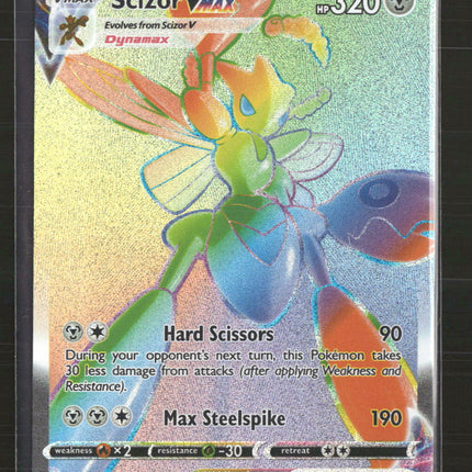 SWSH03: Darkness Ablaze Scizor VMAX (Secret) #193/189