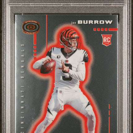 2020 Panini Chronicles Dynagon Rookies Dynagon Rookies Joe Burrow 10 PSA #D1