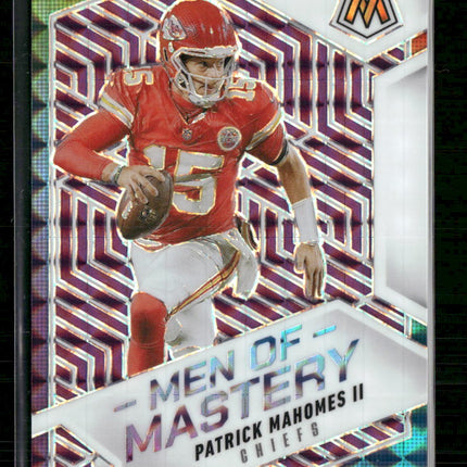2025 Panini Mosaic Men of Mastery Mosaic Purple Patrick Mahomes II #/49 #13