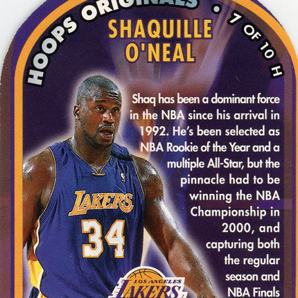 2000-01 Hoops Hot Prospects Originals Shaquille O'Neal #7 H