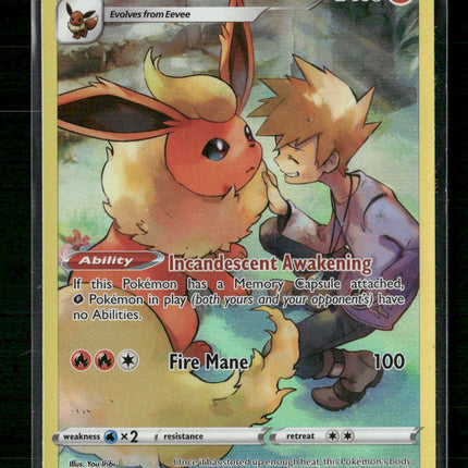 SWSH09: Brilliant Stars Trainer Gallery Flareon #TG01/TG30