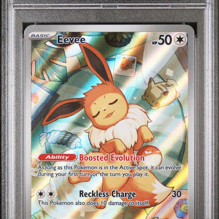 2025 Pokemon Black Star Promo Prismatic Evolutions Eevee 8 PSA #173