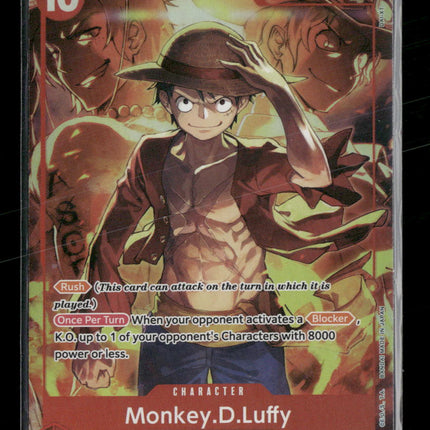 One Piece Promotion Cards Monkey.D.Luffy (Treasure Booster Set) #ST10-006