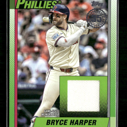2025 Topps Baseball 35th Anniversary Relics Bryce Harper #90RU-BH