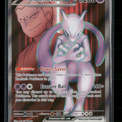SV10: Destined Rivals Team Rocket's Mewtwo ex #213/182
