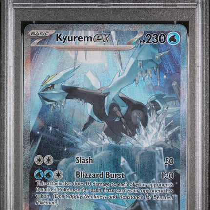 2025 Pokemon Blk En-Black Bolt Special Illustration Rare Kyurem Ex 10 PSA #165