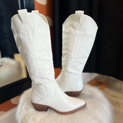 White Cowboy Boots