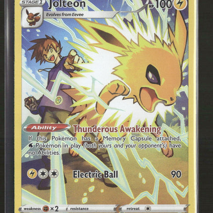 SWSH09: Brilliant Stars Trainer Gallery Jolteon #TG04/TG30