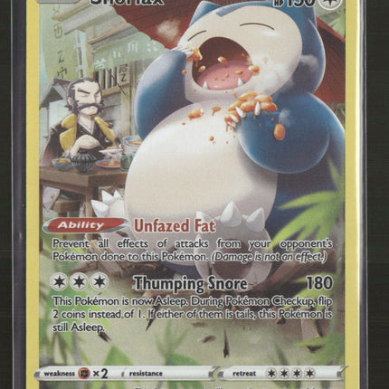 SWSH11: Lost Origin Trainer Gallery Snorlax #TG10/TG30