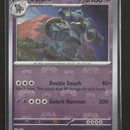 SV: Black Bolt Golurk (Master Ball Pattern) #043/086
