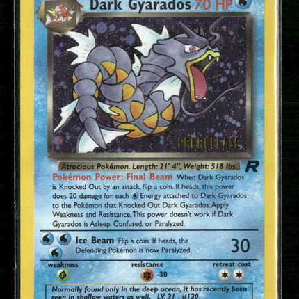 WoTC Promo Dark Gyarados (Prerelease) #08/82