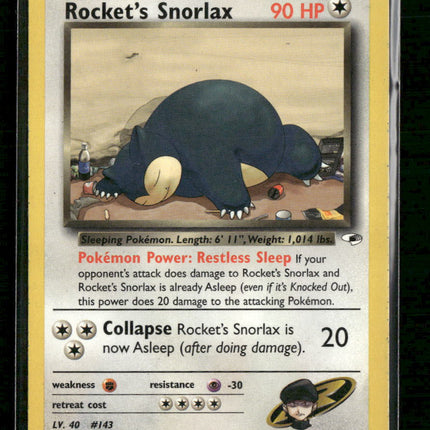 Gym Heroes Rocket's Snorlax #033/132