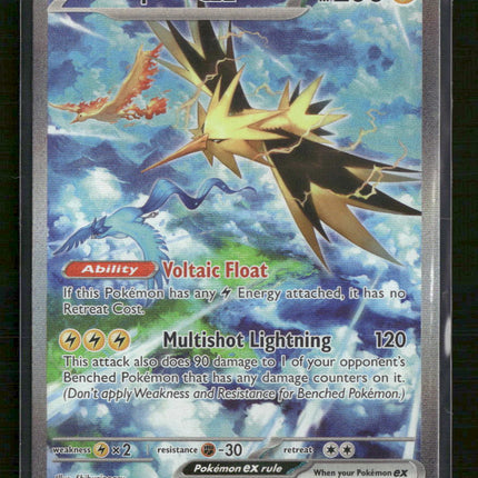 SV: Scarlet & Violet 151 Zapdos ex #202/165