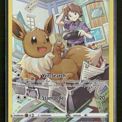 SWSH09: Brilliant Stars Trainer Gallery Eevee #TG11/TG30