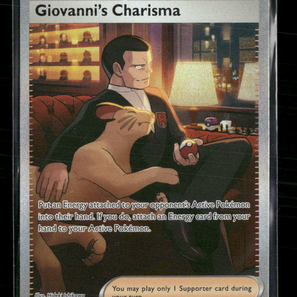 SV: Scarlet & Violet 151 Giovanni's Charisma #204/165
