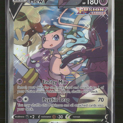 SWSH08: Fusion Strike Mew V (Alternate Full Art) #251/264