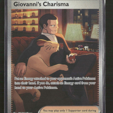 SV: Scarlet & Violet 151 Giovanni's Charisma #204/165