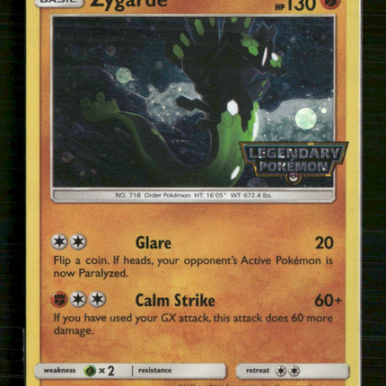 Miscellaneous Cards & Products Zygarde #072/131 (Sealed)