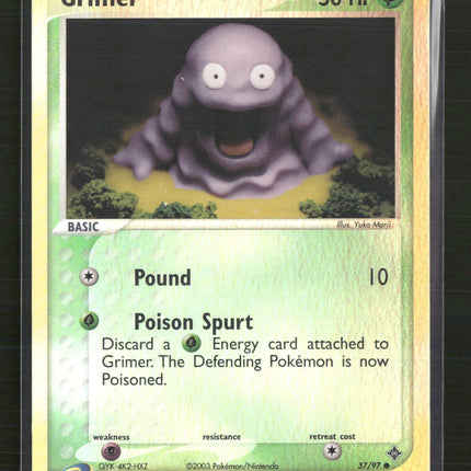 Dragon Grimer Reverse Holofoil #57/97
