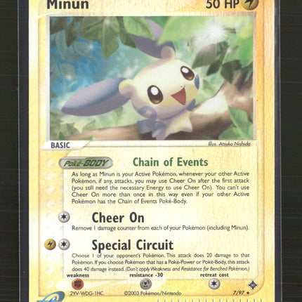 Dragon Minun Reverse Holofoil #7/97