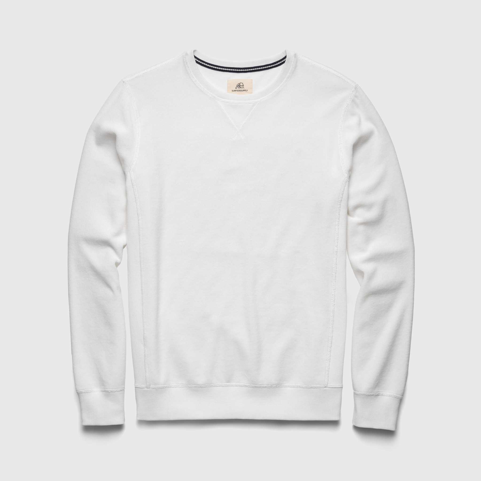 Butch Terry Crewneck - Brilliant White